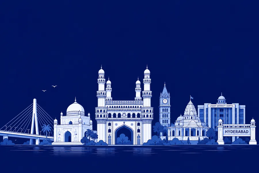 Hyderabad skyline