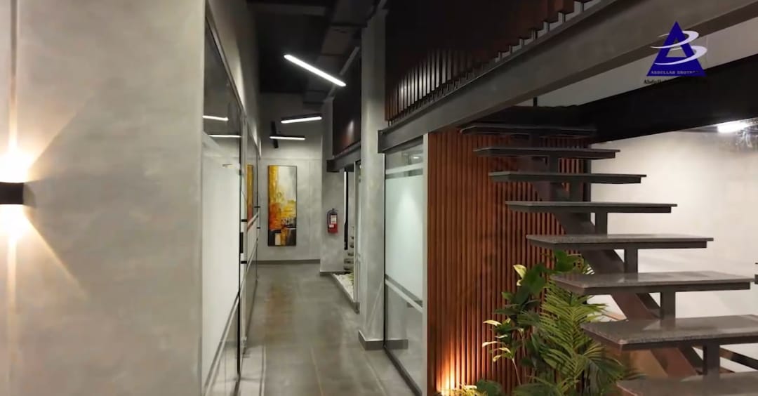 Office interior wall art